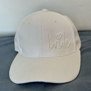 White Miss to Mrs “bride” hat